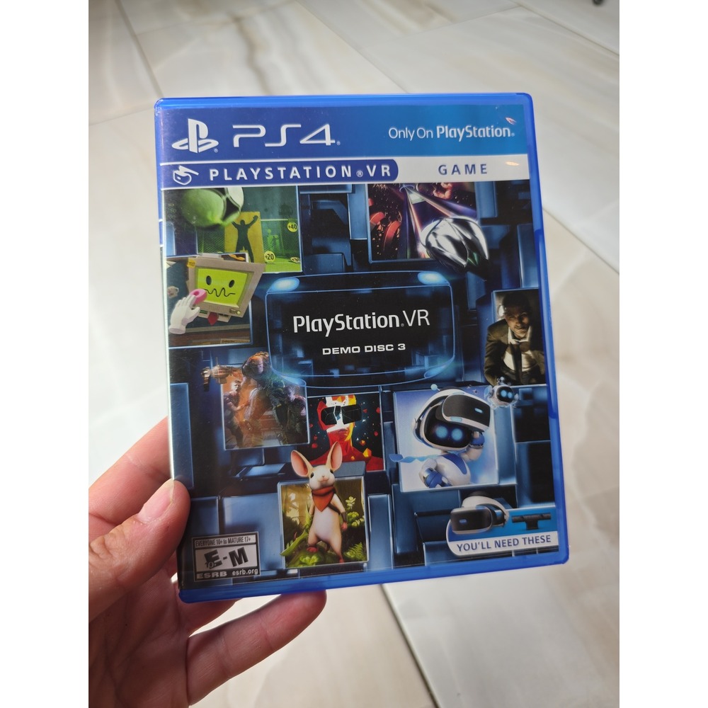 Sony PlayStation VR Demo Disc 3 PS4 PSVR Physical Disc 3003707-AC Not For Resale